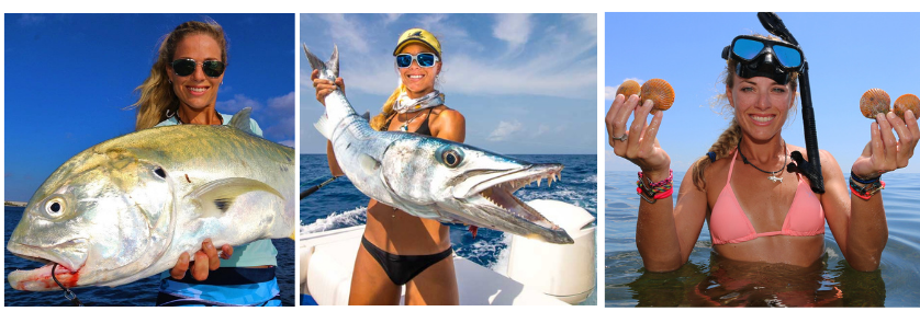Darcizzle Offshore, Instagram, pesca, mujer, Youtuber pesca, influencer, Florida