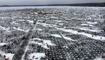 Concurso de pesca más grande del mundo, Ice Fishing Extravaganza, Minnesota, Brainerd Jaycees, pesca, hielo