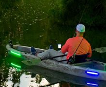 luces kayak, Yak Power, pesca, bas fishing